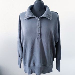 Abercrombie & Fitch Collared Sweatshirt